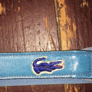 Lacoste Accessories - Size 34 Lacoste belt blue 1985 Lacoste Accessories - Size 34 Lacoste belt blue 1985